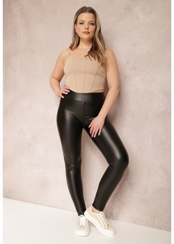 Czarne Legginsy Khloranthe ze sklepu Renee odzież w kategorii Spodnie damskie - zdjęcie 135735609
