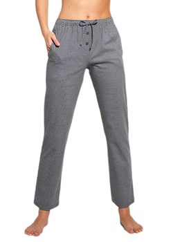 Bawełniane spodnie damskie do piżamy Cornette 690/32 ciemnoszare ze sklepu bodyciao w kategorii Piżamy damskie - zdjęcie 135742801