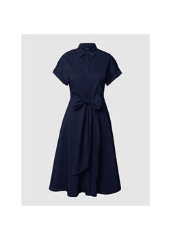 Sukienka koszulowa o długości midi z wiązaniem ze sklepu Peek&Cloppenburg  w kategorii Sukienki - zdjęcie 135815787