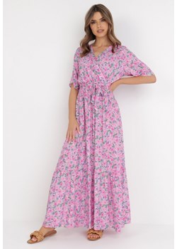 Fioletowa Sukienka Theophestra ze sklepu Born2be Odzież w kategorii Sukienki - zdjęcie 135879846