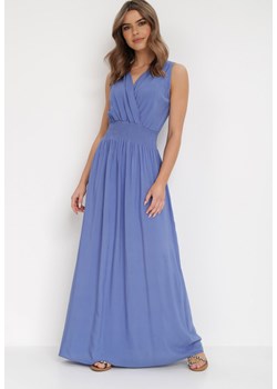 Niebieska Sukienka Clymiolea ze sklepu Born2be Odzież w kategorii Sukienki - zdjęcie 135899799