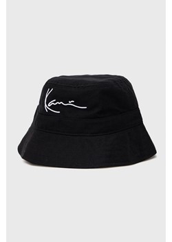 Karl Kani kapelusz bawełniany kolor czarny bawełniany ESSKKMACCBH01BLK-black ze sklepu ANSWEAR.com w kategorii Kapelusze męskie - zdjęcie 135965308