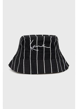 Karl Kani kapelusz bawełniany kolor czarny bawełniany KAHW02100102-black ze sklepu ANSWEAR.com w kategorii Kapelusze męskie - zdjęcie 135965318