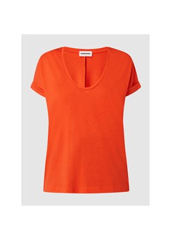 T-shirt z lyocellu i bawełny ekologicznej model ‘Sinjaa’ ze sklepu Peek&Cloppenburg  w kategorii Bluzki damskie - zdjęcie 135966717