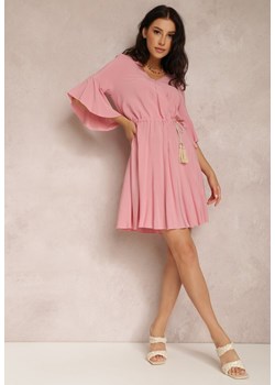 Różowa Sukienka Hypsilea ze sklepu Renee odzież w kategorii Sukienki - zdjęcie 135975016