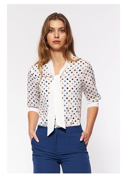 Bluzka w kolorze kremowym ze wzorem ze sklepu Limango Polska w kategorii Koszule damskie - zdjęcie 135983607