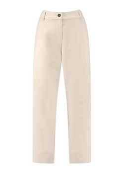 Spodnie w kolorze beżowym ze sklepu Limango Polska w kategorii Spodnie damskie - zdjęcie 135984179