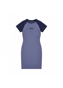 Damska sukienka shirtowa mini ELLESSE Tion - szara ze sklepu Sportstylestory.com w kategorii Sukienki - zdjęcie 136104309