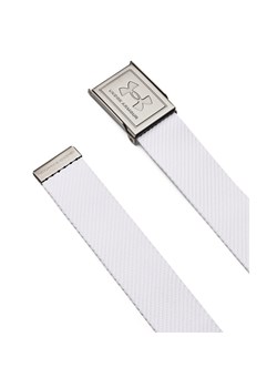Męski pasek UNDER ARMOUR M's Webbing Belt - biały ze sklepu Sportstylestory.com w kategorii Paski męskie - zdjęcie 136105407