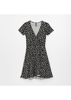 Sukienka mini z falbanką - Wielobarwny ze sklepu House w kategorii Sukienki - zdjęcie 136262187