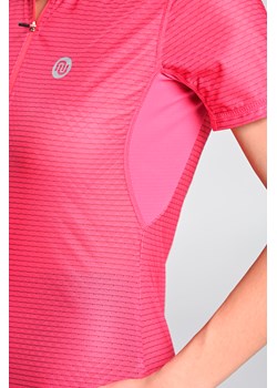 Bluzka damska Nessi Sportswear z okrągłym dekoltem z krótkim rękawem w paski 