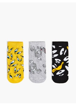 Cropp - 3 pack skarpetek Looney Tunes - wielobarwny ze sklepu Cropp w kategorii Skarpetki damskie - zdjęcie 136352037