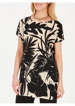 Tunika z motywem tropikalnym Potis & Verso Flora ze sklepu Eye For Fashion w kategorii Bluzki damskie - zdjęcie 136352099