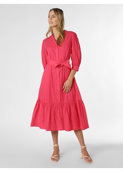 Joop Sukienka damska Kobiety Bawełna wyrazisty róż jednolity ze sklepu vangraaf w kategorii Sukienki - zdjęcie 136462586