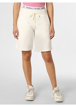 KENDALL + KYLIE Damskie spodenki dresowe Kobiety Bawełna biały jednolity ze sklepu vangraaf w kategorii Szorty - zdjęcie 136462619