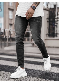 Spodnie jeansowe męskie czarne OZONEE NB/MP0057N ze sklepu ozonee.pl w kategorii Jeansy męskie - zdjęcie 136462667