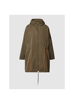 Płaszcz z aplikacją z logo model ‘Tritan’ ze sklepu Peek&Cloppenburg  w kategorii Płaszcze damskie - zdjęcie 136468118