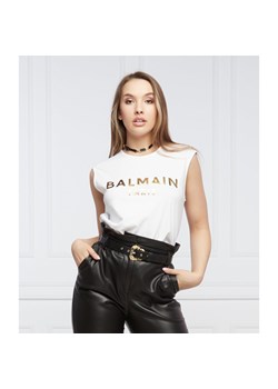 Balmain T-shirt | Regular Fit ze sklepu Gomez Fashion Store w kategorii Bluzki damskie - zdjęcie 136476607