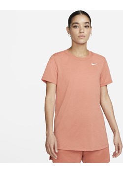 Ciążowy T-shirt damski Nike Dri-FIT (M) - Pomarańczowy ze sklepu Nike poland w kategorii Bluzki ciążowe - zdjęcie 136498957