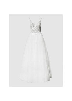 Suknia ślubna z ozdobnymi kamieniami ze sklepu Peek&Cloppenburg  w kategorii Sukienki - zdjęcie 136667835