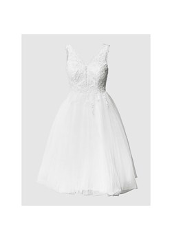 Suknia ślubna z kwiatowymi haftami ze sklepu Peek&Cloppenburg  w kategorii Sukienki - zdjęcie 136668676