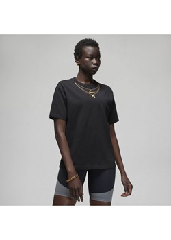T-shirt damski ze złotym łańcuchem Jordan (Her)itage - Czerń ze sklepu Nike poland w kategorii Bluzki damskie - zdjęcie 136727957