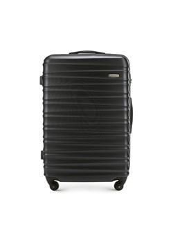 Duża walizka z ABS-u z żebrowaniem ze sklepu WITTCHEN w kategorii Walizki - zdjęcie 136733805