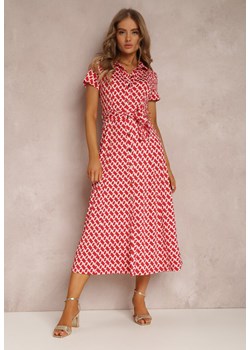 Czerwona Sukienka Prixia ze sklepu Renee odzież w kategorii Sukienki - zdjęcie 136863456