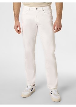 Nils Sundström Spodnie Mężczyźni Bawełna biały jednolity ze sklepu vangraaf w kategorii Spodnie męskie - zdjęcie 136887877