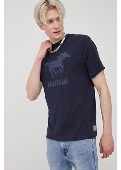T-shirt męski Mustang - ANSWEAR.com