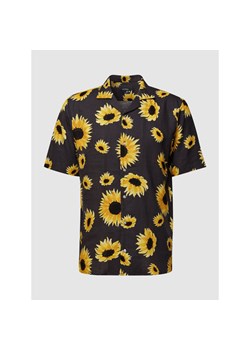 Koszula lniana z kwiatowym wzorem na całej powierzchni ze sklepu Peek&Cloppenburg  w kategorii Koszule męskie - zdjęcie 136897907