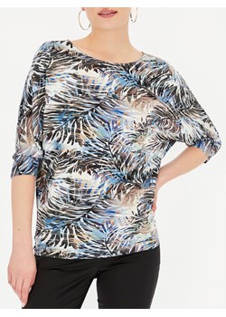 Kimonowa bluzka ze wzorem liści Potis & Verso Majorka ze sklepu Eye For Fashion w kategorii Bluzki damskie - zdjęcie 137064458