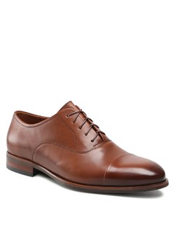 Półbuty Domeno - 4664 Brąz BR545 ze sklepu eobuwie.pl w kategorii Buty eleganckie męskie - zdjęcie 137113625