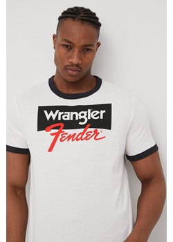 T-shirt męski Wrangler - ANSWEAR.com