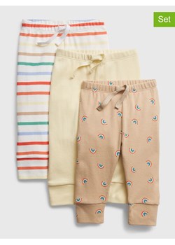 GAP Spodnie dresowe (3 pary) ze wzorem ze sklepu Limango Polska w kategorii Spodnie i półśpiochy - zdjęcie 137253627