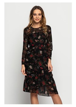 Sukienka w kolorze czarnym ze wzorem ze sklepu Limango Polska w kategorii Sukienki - zdjęcie 137290758