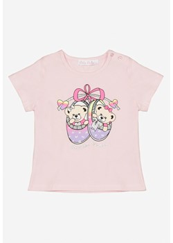 Różowa Koszulka Cythomeda ze sklepu Born2be Odzież w kategorii Bluzki dziewczęce - zdjęcie 137647738