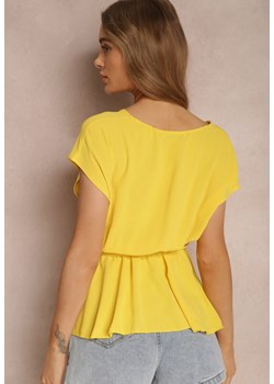 Żółta Bluzka Rhenippe ze sklepu Renee odzież w kategorii Bluzki damskie - zdjęcie 137648029