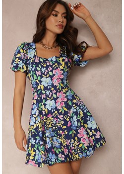 Granatowa Sukienka Amarhoreia ze sklepu Renee odzież w kategorii Sukienki - zdjęcie 137648057