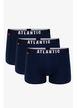 Bokserki męskie 3MH-011 3-pack, Kolor granatowy, Rozmiar M, ATLANTIC ze sklepu Intymna w kategorii Majtki męskie - zdjęcie 137651266