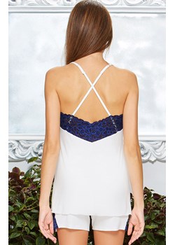 Piżama 54/2-164/15N, Kolor ecru-granat, Rozmiar XS, Miss Fabio ze sklepu Intymna w kategorii Piżamy damskie - zdjęcie 137656135