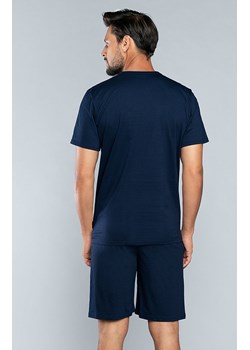 Niko piżama męska kr.1/2, Kolor granatowy, Rozmiar 2XL, Italian Fashion ze sklepu Intymna w kategorii Piżamy męskie - zdjęcie 137659328