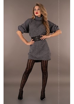 Czarne rajstopy wzorzyste Zigzag 20 DEN, Kolor czarny, Rozmiar 2, LivCo Corsetti Fashion ze sklepu Intymna w kategorii Rajstopy - zdjęcie 137661299