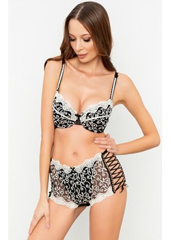 Ginewra bokserki, Kolor czarno-biały, Rozmiar L, Róża ze sklepu Intymna w kategorii Majtki damskie - zdjęcie 137664519