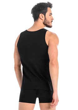 Czarny podkoszulek męski tank top Eli 1301, Kolor czarny, Rozmiar 3XL, Teyli ze sklepu Intymna w kategorii Podkoszulki męskie - zdjęcie 137665037
