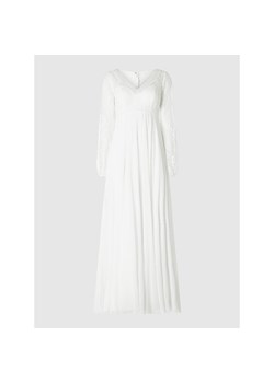 Suknia ślubna ciążowa z koronki i szyfonu ze sklepu Peek&Cloppenburg  w kategorii Sukienki ciążowe - zdjęcie 137733575