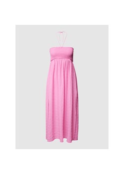 Długa sukienka z marszczoną wstawką ze sklepu Peek&Cloppenburg  w kategorii Sukienki - zdjęcie 137733746