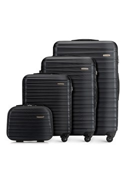 Komplet walizek z ABS-u z żebrowaniem ze sklepu WITTCHEN w kategorii Walizki - zdjęcie 137785238