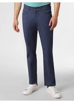 Nils Sundström Spodnie Mężczyźni Bawełna indygo jednolity ze sklepu vangraaf w kategorii Spodnie męskie - zdjęcie 137815756