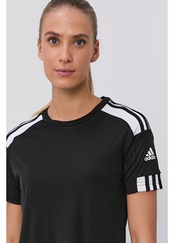 adidas Performance t-shirt damski kolor czarny GN5757 ze sklepu ANSWEAR.com w kategorii Bluzki damskie - zdjęcie 137893157